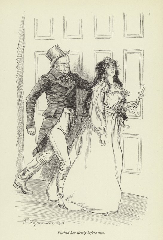 Illusztráció a Janets Repentance-hez, George Eliottól alkotó: Hugh Thomson