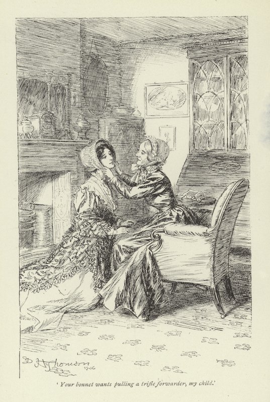 Illusztráció a Janets Repentance-hez, George Eliottól alkotó: Hugh Thomson