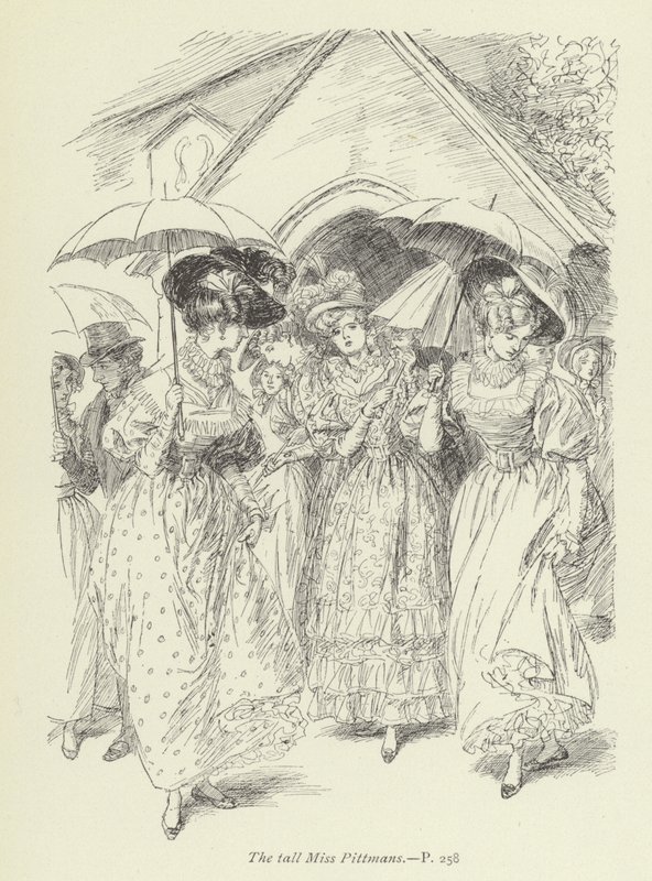 Illusztráció a Janets Repentance-hez, George Eliottól alkotó: Hugh Thomson
