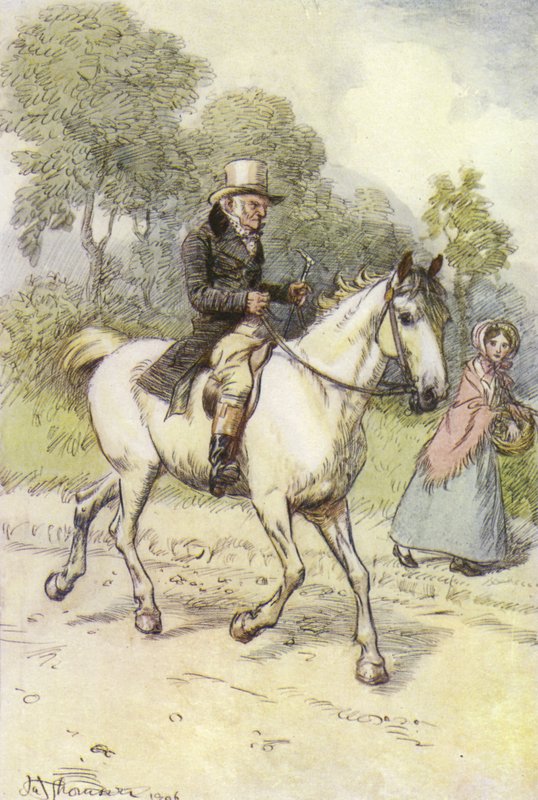 Illusztráció a Janets Repentance-hez, George Eliottól alkotó: Hugh Thomson