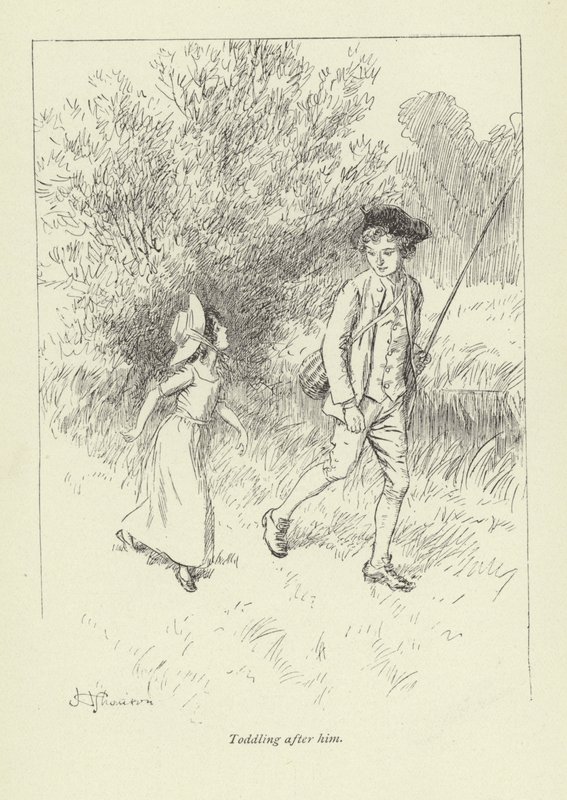 Illusztráció: Mr Gilfils Love Story, George Eliot alkotó: Hugh Thomson