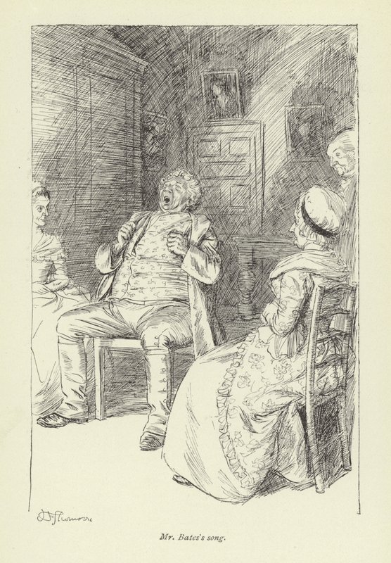 Illusztráció: Mr Gilfils Love Story, George Eliot alkotó: Hugh Thomson