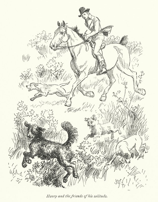 Illusztráció a Northanger Abbey-hez, Jane Austen (litho) alkotó: Hugh Thomson