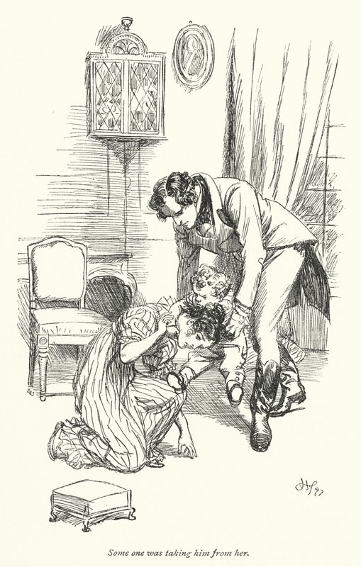 Illusztráció a meggyőzéshez, Jane Austen (litho) alkotó: Hugh Thomson