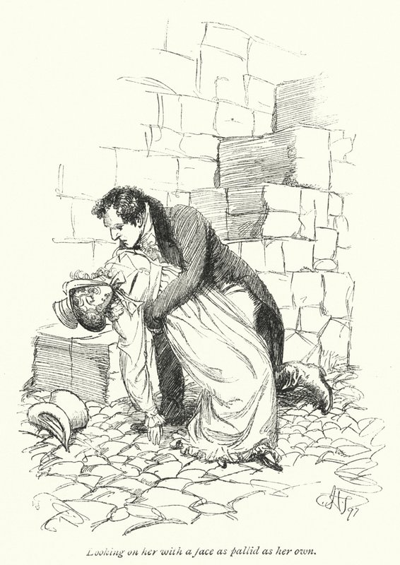 Illusztráció a meggyőzéshez, Jane Austen (litho) alkotó: Hugh Thomson