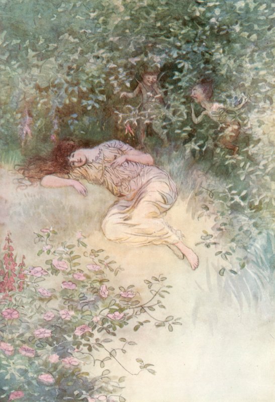 Illusztráció Shakespeareshez, ahogy tetszik alkotó: Hugh Thomson