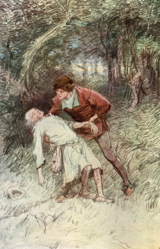 Illusztráció Shakespeareshez, ahogy tetszik alkotó: Hugh Thomson