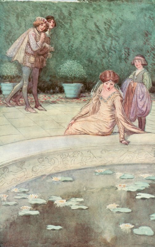 Illusztráció Shakespeareshez, ahogy tetszik alkotó: Hugh Thomson
