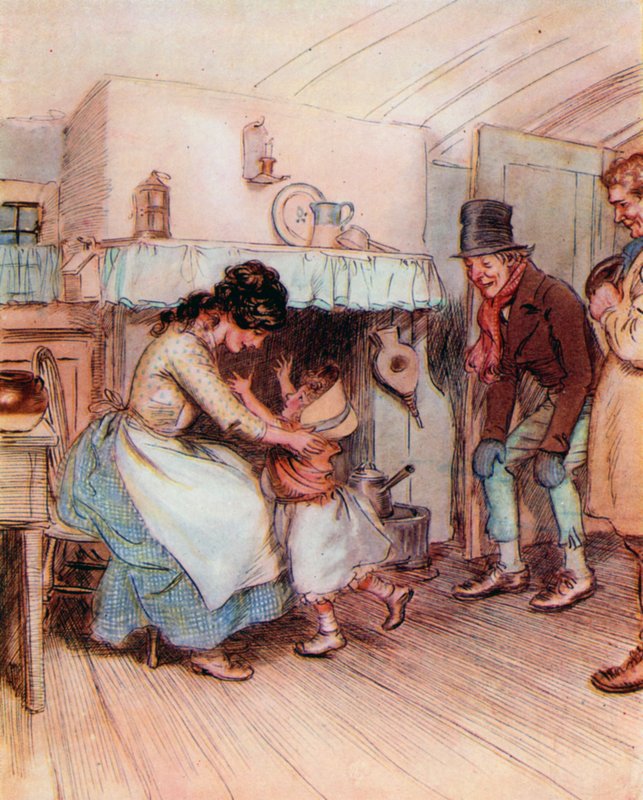 Illusztráció a Harangjátékhoz, Charles Dickenstől alkotó: Hugh Thomson