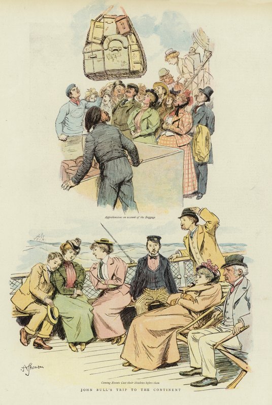 John Bull utazása a kontinensre alkotó: Hugh Thomson