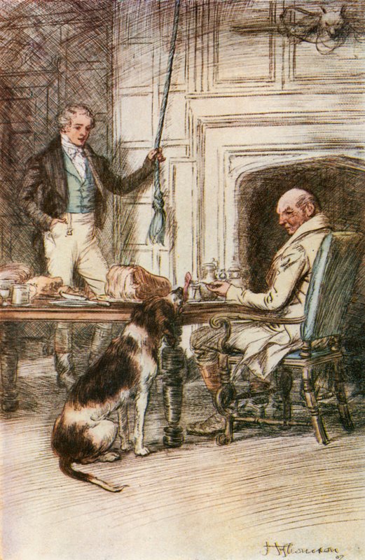 „Ring the Bell for my Ale, jó” (színes litho) alkotó: Hugh Thomson