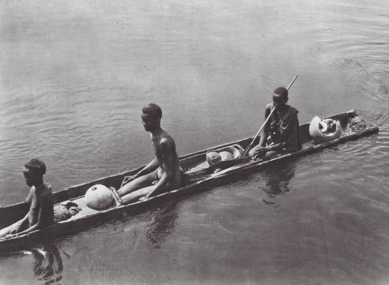 Afrika: Bahr el Zerafon (fekete-fehér fotó) alkotó: Hugo Adolf Bernatzik