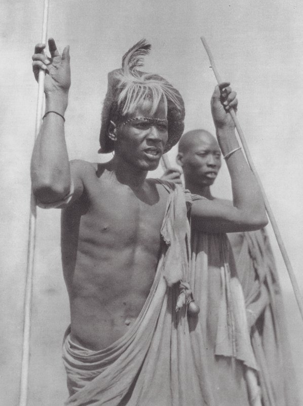 Afrika: Shilluk (fekete-fehér fotó) alkotó: Hugo Adolf Bernatzik
