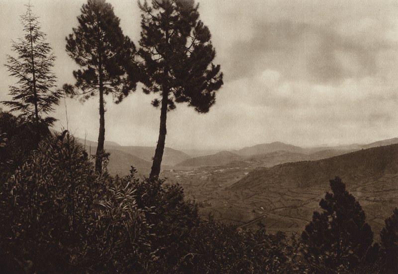 Mexikó: Huixquilucan (fekete-fehér fotó) alkotó: Hugo Brehme