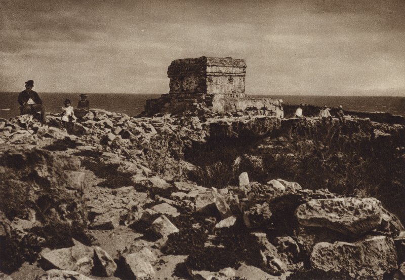 Mexikó: Isla de las Mujeres, Yucatán (fekete-fehér fotó) alkotó: Hugo Brehme