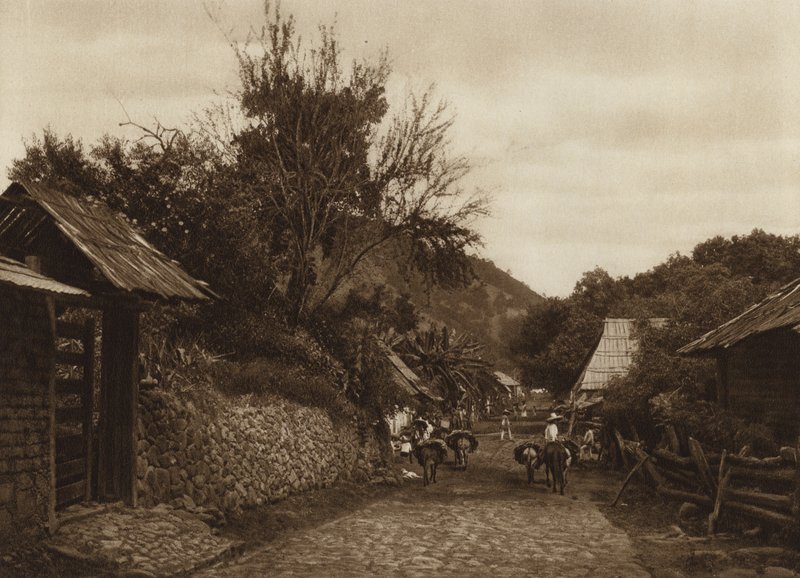 Mexikó: Uruapam környéke (fekete-fehér fotó) alkotó: Hugo Brehme