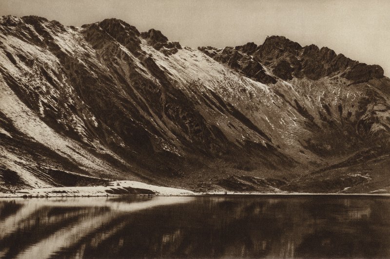 Mexikó: Nevado de Toluca, Estado Mejico (fekete-fehér fotó) alkotó: Hugo Brehme