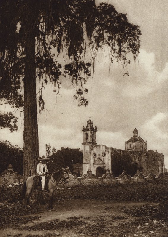 Mexikó: Nonoalco, A főváros, Mejico külvárosa (fekete-fehér fotó) alkotó: Hugo Brehme