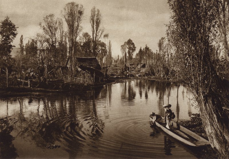 Mexikó: Tlahuac (fekete-fehér fotó) alkotó: Hugo Brehme