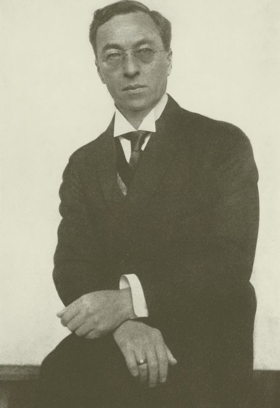 Wassily Kandinsky portréja (f/w fotó) alkotó: Hugo Erfurth