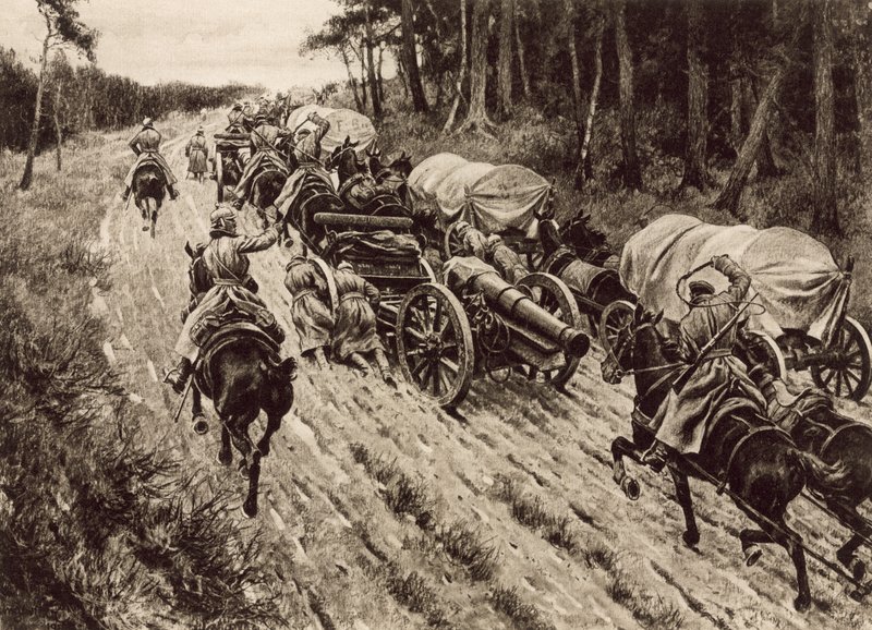 Nyugati Front litho alkotó: Hugo Ungewitter