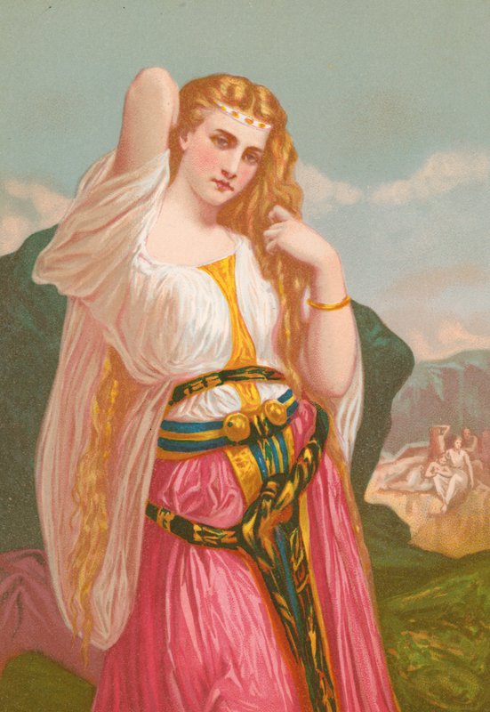 Jefte lánya alkotó: Hugues Merle