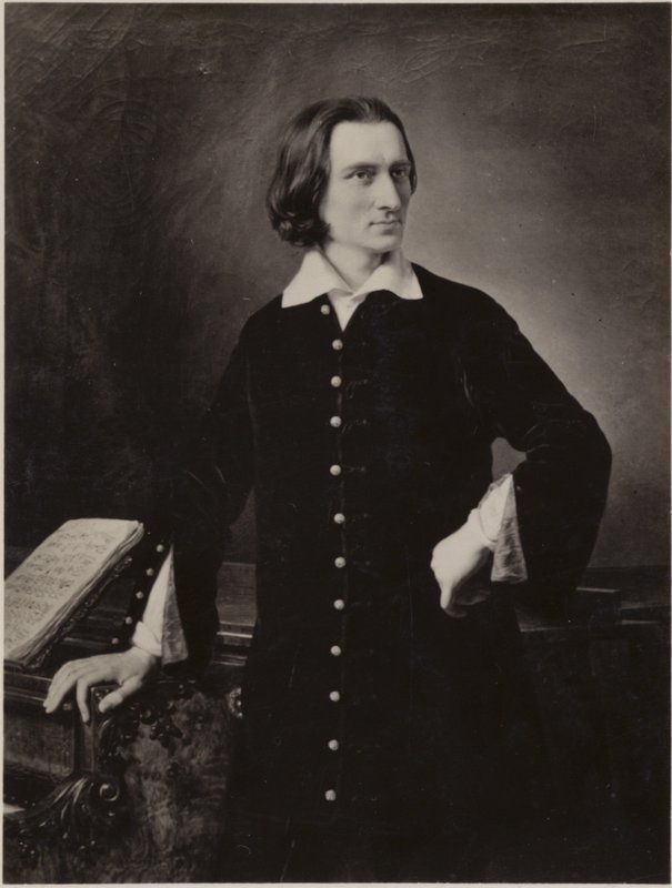 Portrait of Franz Liszt alkotó: Hungarian School