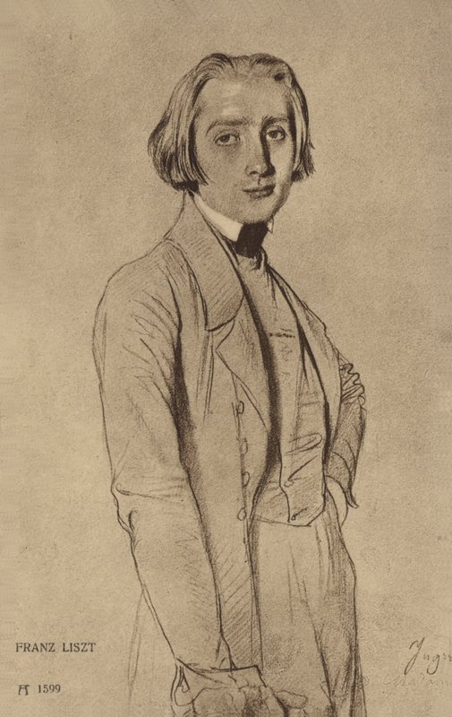 Portrait of Franz Liszt alkotó: Hungarian School