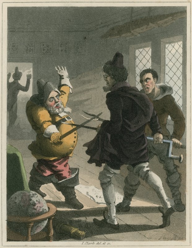 Samuel Butler illusztrációja a Hudibrasból alkotó: I Clark