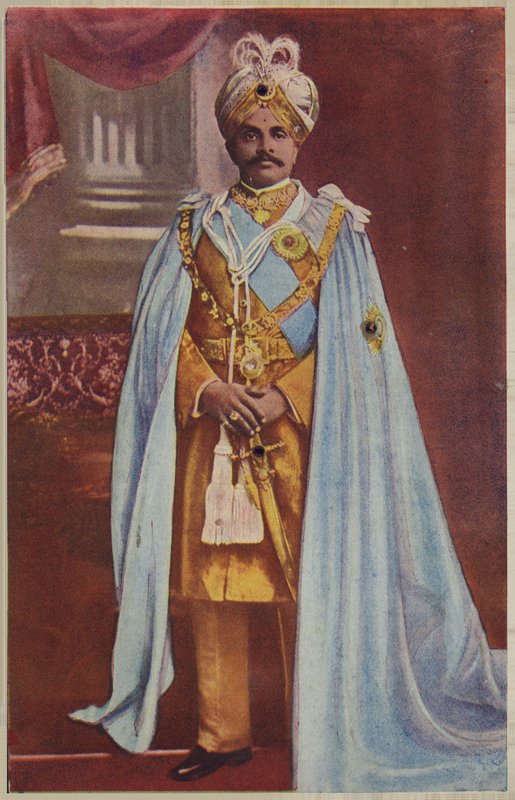 Sree Krishna Wadiyar Bahadur (színes fénykép) alkotó: Indian photographer