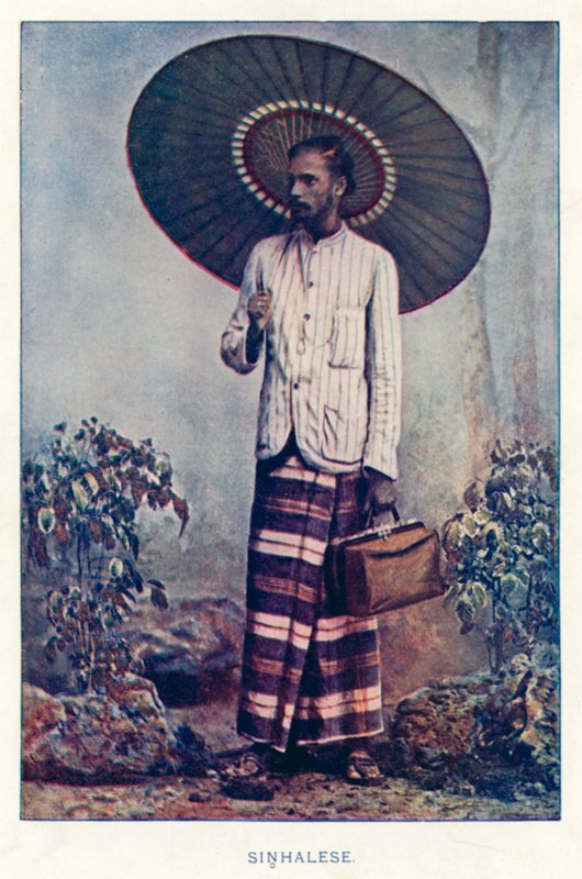 Indiai bennszülöttek: szingaléz (színes fotó) alkotó: Indian photographer