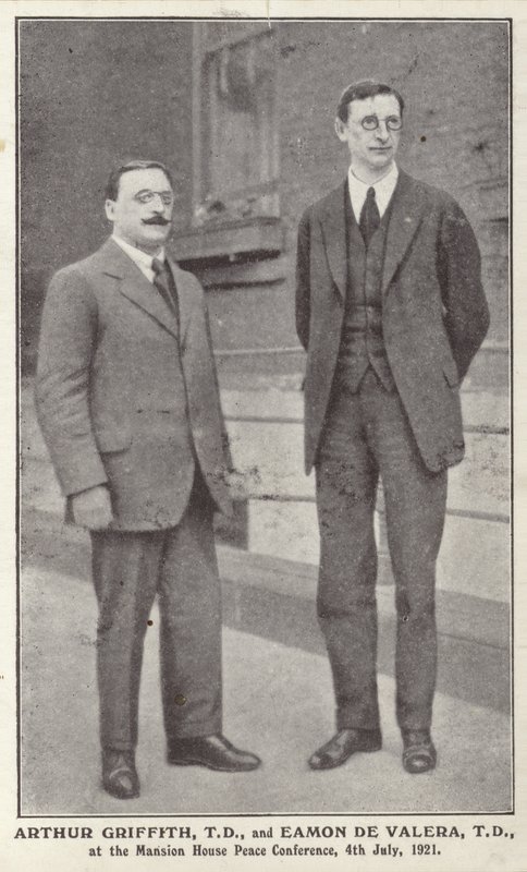 Arthur Griffith és Eamon de Valera alkotó: Irish Photographer