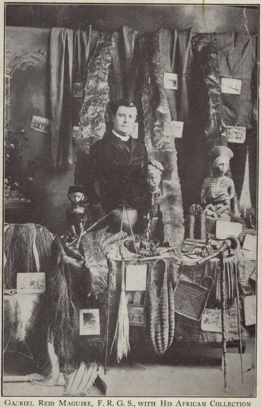 Gabriel Reid Maguire ír felfedező afrikai gyűjteményével alkotó: Irish Photographer
