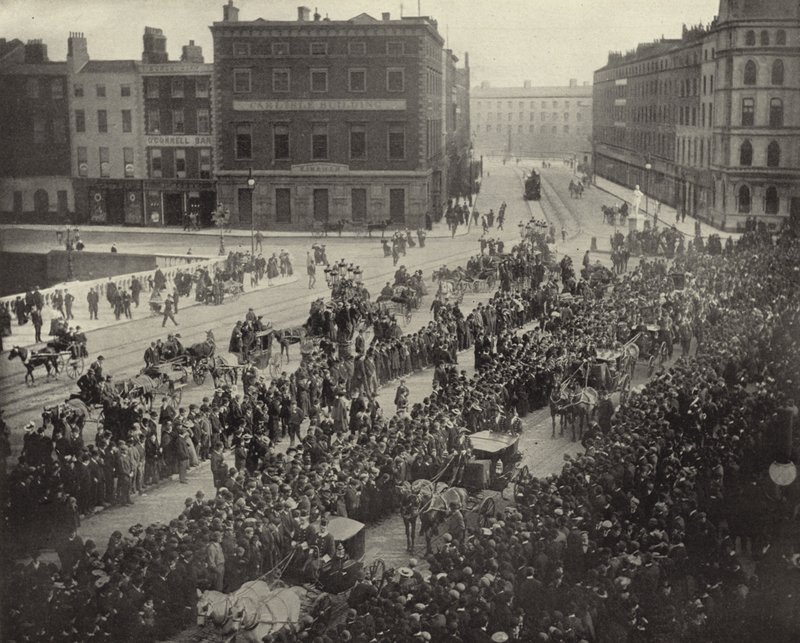 Parnell Memorial Procession, Dublin (f/w fotó) alkotó: Irish Photographer