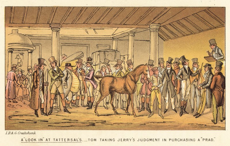 Egy pillantás Tattersallsba alkotó: Isaac, Robert and George Cruikshank