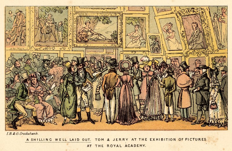 Jól kidolgozott shilling alkotó: Isaac, Robert and George Cruikshank