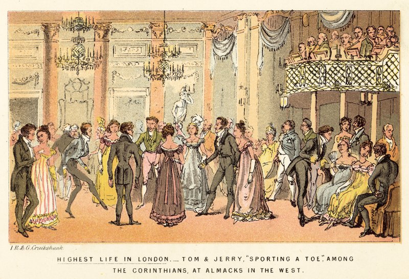 Legmagasabb élet Londonban alkotó: Isaac, Robert and George Cruikshank