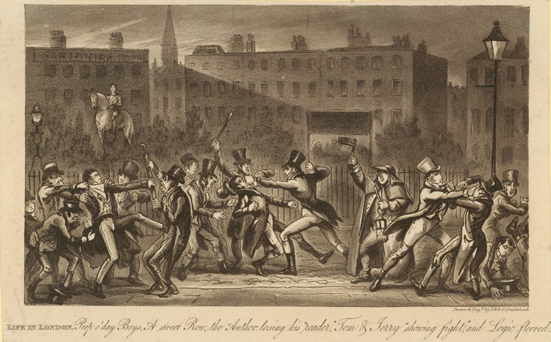 Élet Londonban alkotó: Isaac, Robert and George Cruikshank