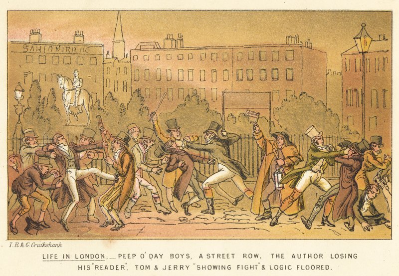 Élet Londonban alkotó: Isaac, Robert and George Cruikshank