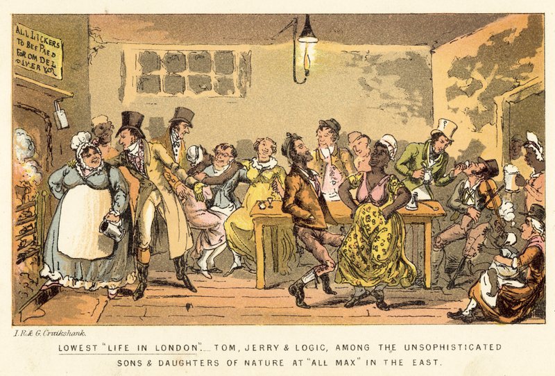 Legalacsonyabb élet Londonban alkotó: Isaac, Robert and George Cruikshank