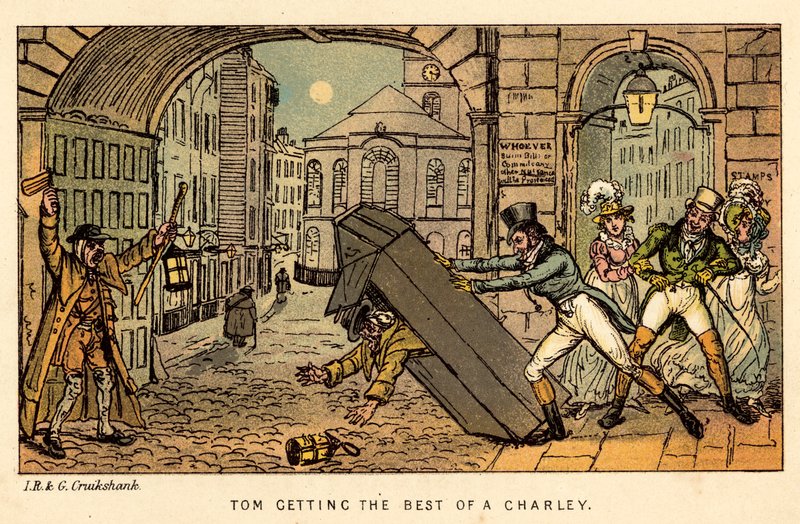 Tom a legjobbat kapja egy Charley-ból alkotó: Isaac, Robert and George Cruikshank