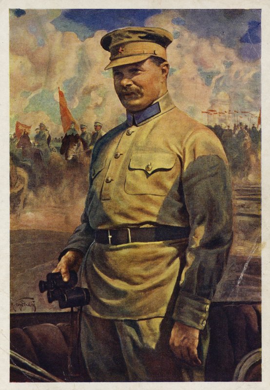 Mihail Frunze, a Vörös Hadsereg parancsnoka az orosz polgárháború idején, 1920-as évek alkotó: Isaak Israilevich Brodsky