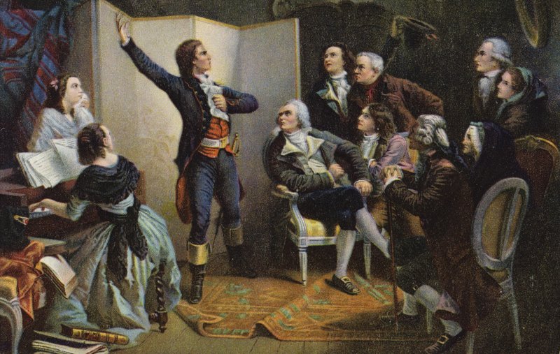Claude Joseph Rouget de Lisle a La Marseillaise-t énekli alkotó: Isidore Pils
