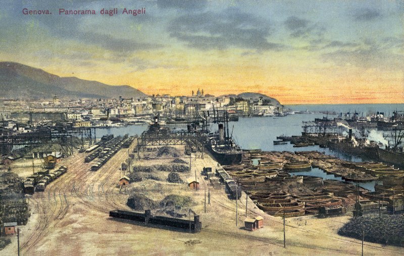 Genova, Panoráma az angyaloktól alkotó: Italian Photographer