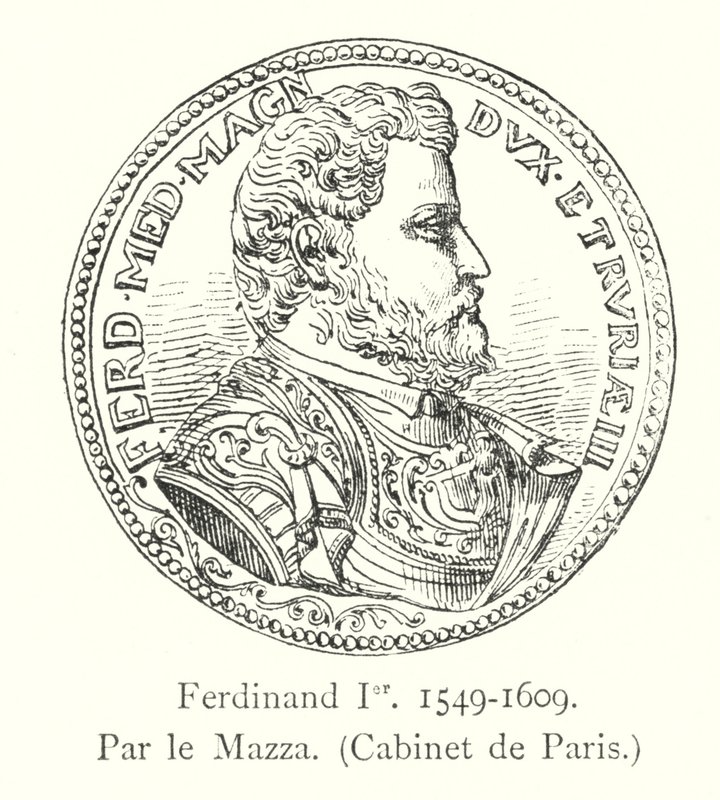 I. Ferdinánd, 1549-1609, A Mazza mellett, Párizsi kabinet alkotó: Italian School