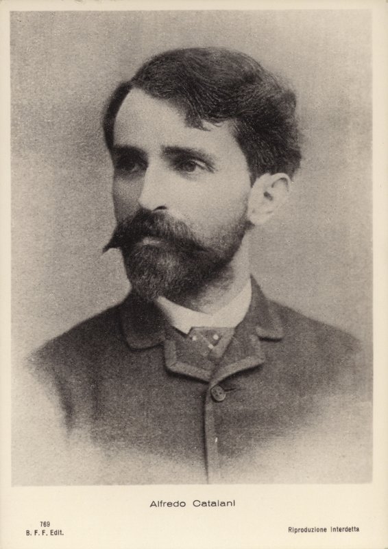 Alfredo Catalani olasz operaszerző (1854-1893) alkotó: Italian Photographer
