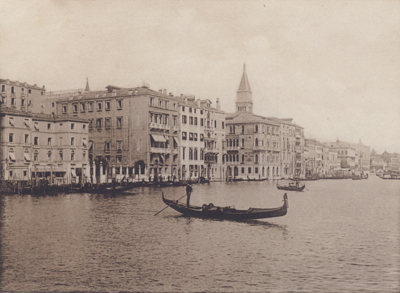 Canal Grande, Szállodák (f/w fotó) alkotó: Italian Photographer