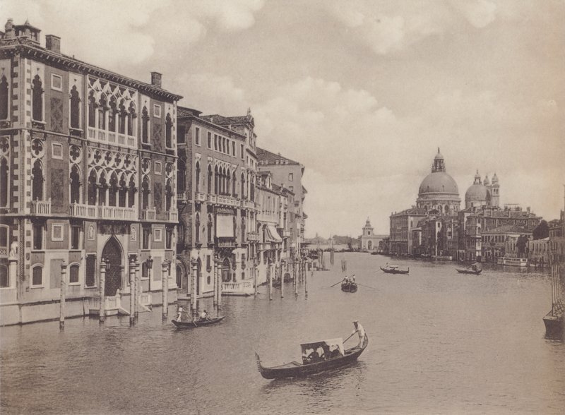 Canal Grande és Salute Church (f/w fotó) alkotó: Italian Photographer