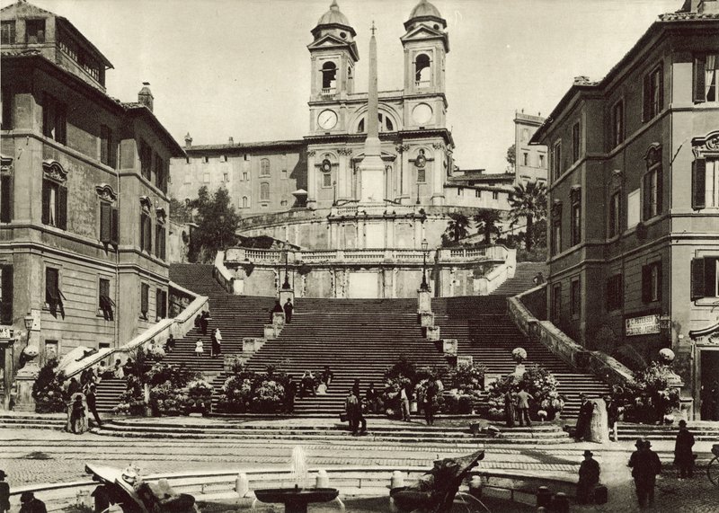 Trinita dei Monti templom alkotó: Italian Photographer