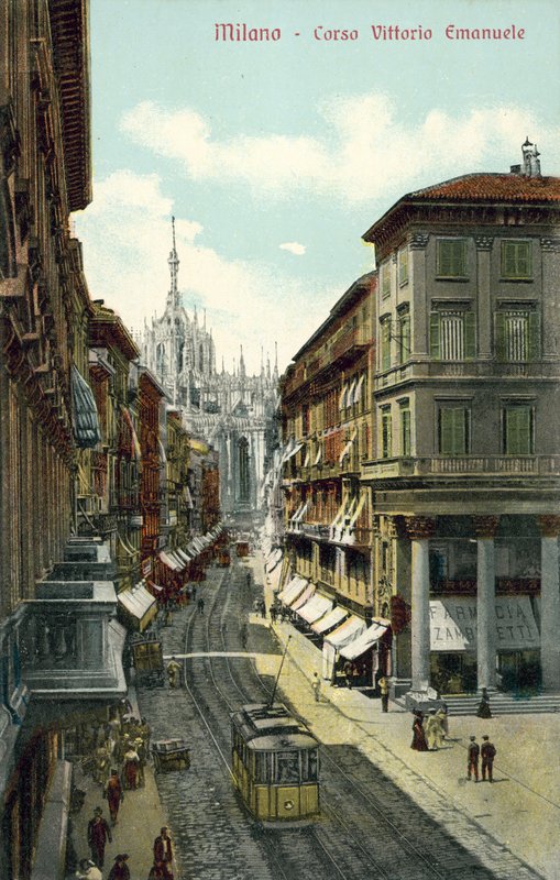 Corso Vittorio Emanuele, Milánó alkotó: Italian Photographer